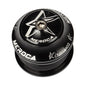 MEROCA Bearing Bowl Mountain Tower 44mm Built-In Straight Tube Bowl, Black, Red, Blue, Green, Purple, Gold