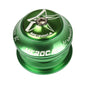 MEROCA Bearing Bowl Mountain Tower 44mm Built-In Straight Tube Bowl, Black, Red, Blue, Green, Purple, Gold