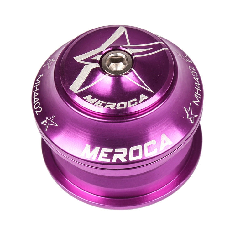 MEROCA Bearing Bowl Mountain Tower 44mm Built-In Straight Tube Bowl, Black, Red, Blue, Green, Purple, Gold