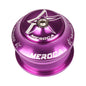 MEROCA Bearing Bowl Mountain Tower 44mm Built-In Straight Tube Bowl, Black, Red, Blue, Green, Purple, Gold