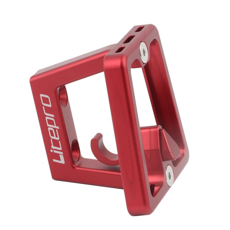 Litepro Split Pig Nose Rest Aluminum Alloy Front Shelf Installed Seat, Black, Red, Silver, Gold