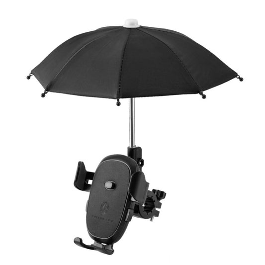 CYCLINGBOX BG-2935 Bicycle Mobile Phone Bracket With Umbrella Waterproof Navigation Electric Car Mobile Phone Frame, Style:, Handlebar Installation (Black), Handlebar Installation (Red), Handlebar Installation (Blue), Handlebar Installation (Yellow)���...