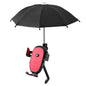 CYCLINGBOX BG-2935 Bicycle Mobile Phone Bracket With Umbrella Waterproof Navigation Electric Car Mobile Phone Frame, Style:, Handlebar Installation (Black), Handlebar Installation (Red), Handlebar Installation (Blue), Handlebar Installation (Yellow)���...
