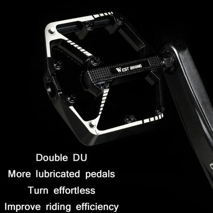 WEST BIKING Bicycle Aluminum Alloy Chromium Molybdenum Steel Axle Pedal, YP0802085