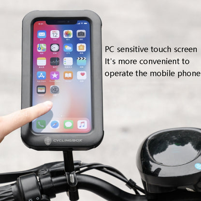 CYCLINGBOX BG-2937 Bicycle Mobile Phone Bracket Waterproof Bag Simulation Navigation Mobile Phone Frame, CYCLINGBOX BG-2937