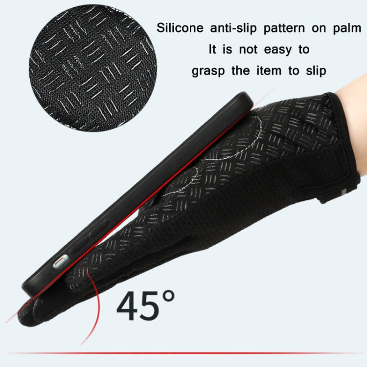 WEST BIKING YP0211223 Full-Finger Gloves For Cycling Shock Absorption Non-Slip Touch Screen Gloves, M, L, XL