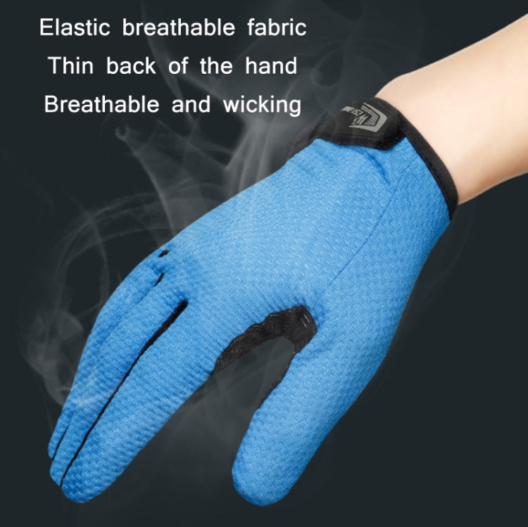 WEST BIKING YP0211223 Full-Finger Gloves For Cycling Shock Absorption Non-Slip Touch Screen Gloves, M, L, XL