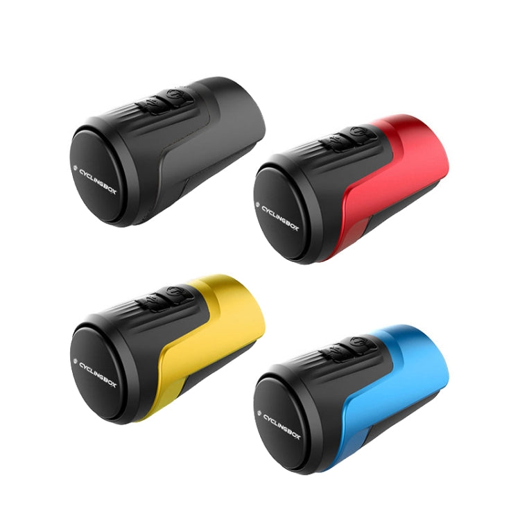CYCLINGBOX BG-1903 Bike Alarm Anti-Theft Electric Horn 125dB USB Charging Bell, CYCLINGBOX BG-1903(Black), CYCLINGBOX BG-1903(Red), CYCLINGBOX BG-1903(Blue), CYCLINGBOX BG-1903(Yellow)