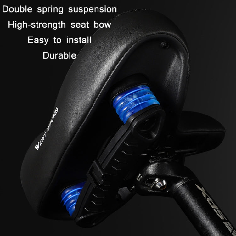 WEST BIKING Bicycle Big Butt Shock Absorption Soft Saddle, YP0801125, YP0801126