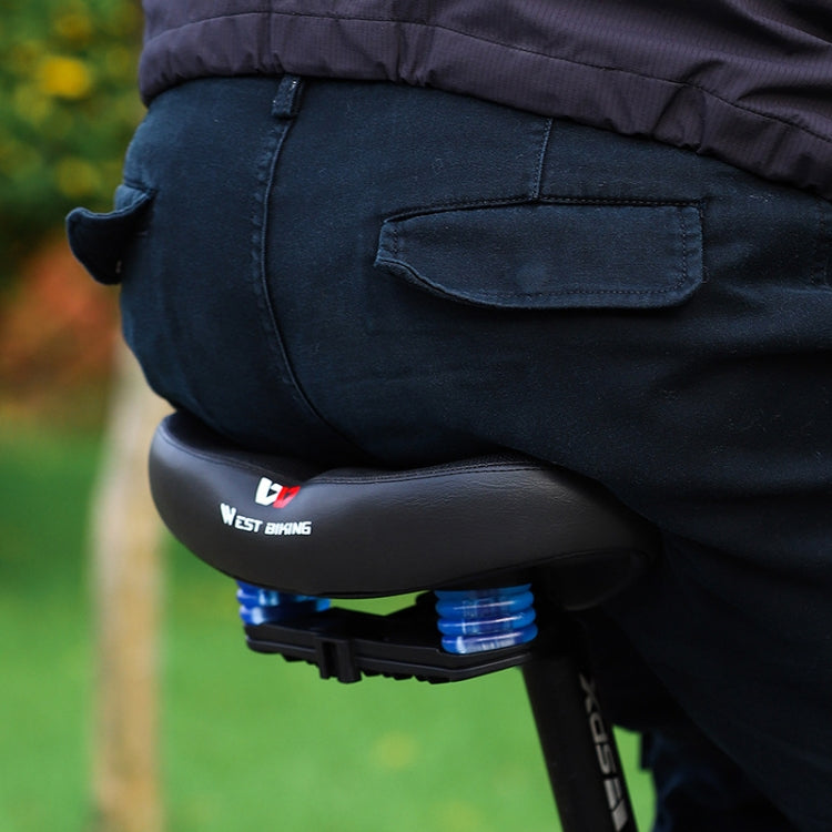 WEST BIKING Bicycle Big Butt Shock Absorption Soft Saddle, YP0801125, YP0801126