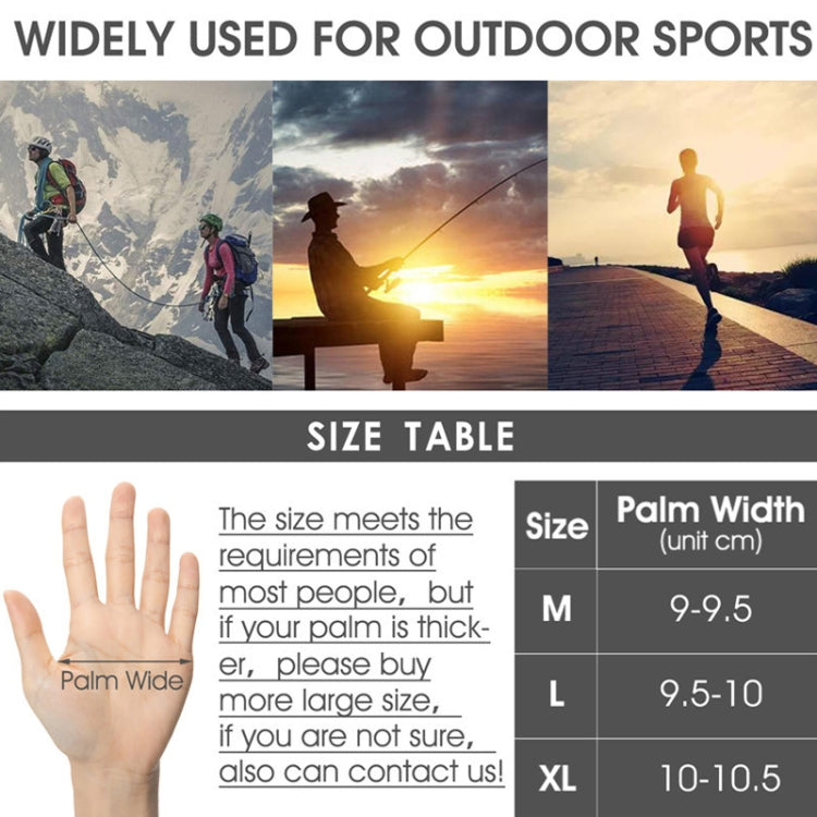 WEST BIKING YP0211222 Bicycle Riding Shock-Absorbing Half-Finger Gloves, M, L, XL