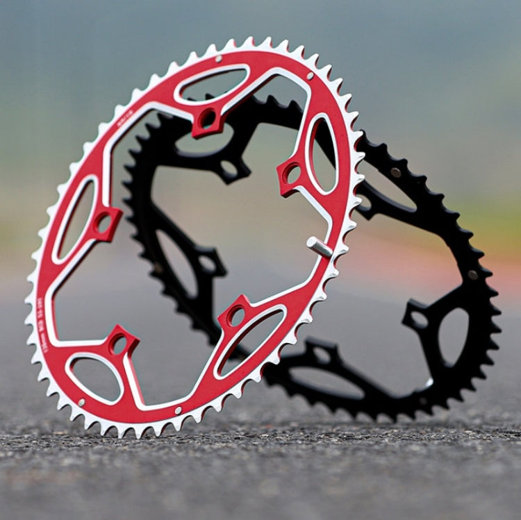 WEST BIKING YP0719273 Road Bike 56T-44T Double-Disc Aluminum Alloy Gears, WEST BIKING YP0719273