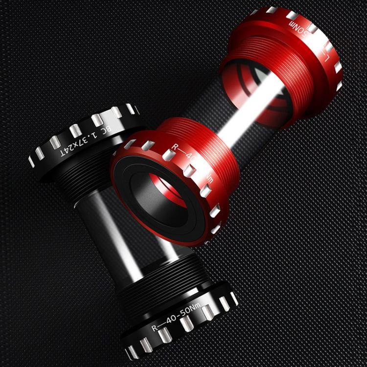 WEST BIKING Mountain Road Bike Screw-In Bearing Bottom Axle, Black, Silver, Red, Gold, Green, Purple