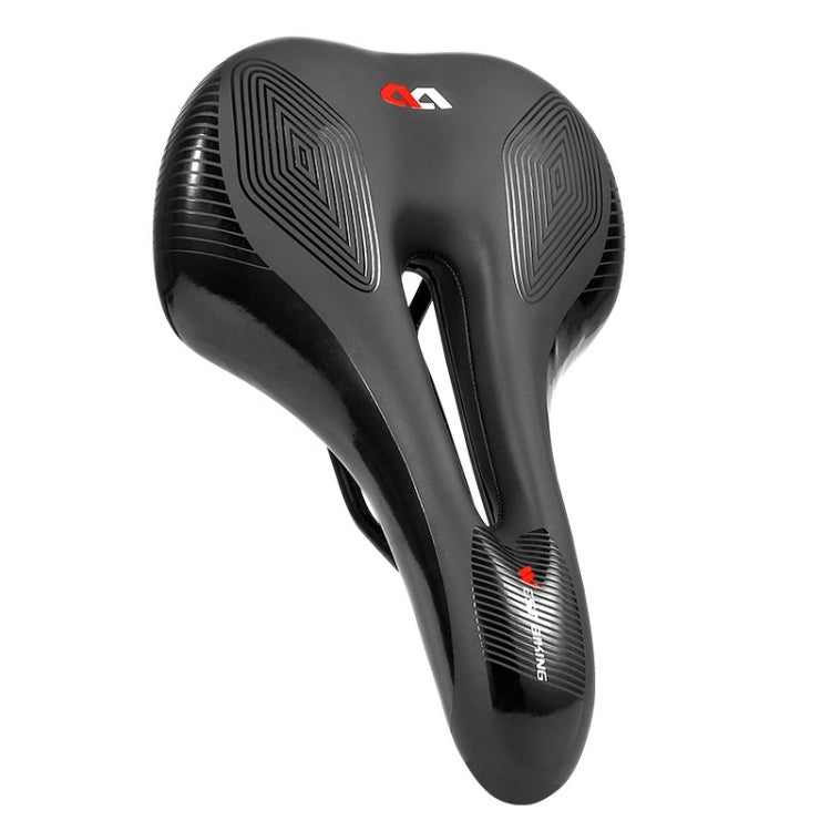 WEST BIKING Bicycle Riding Comfortable Silicone Saddle, Style:, Geometric, Emergency Ribbon, Fish Scale, Rhombus Annual Wheel (Sponge), Fish Scale (Sponge)