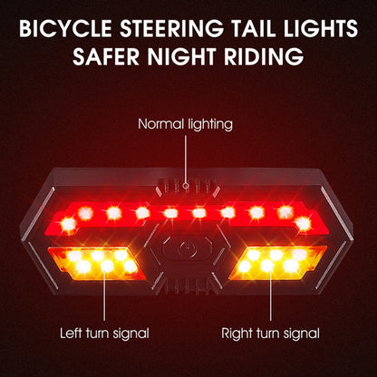 WEST BIKING Bicycle Remote Control Tail Light With Horn Tone, YP0701314