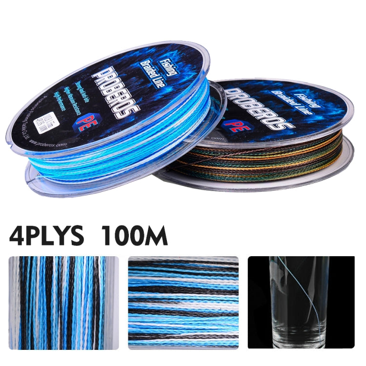 2 PCS PROBEROS 4 Edits 100M Strong Horse Fish Line, 0.6 / 10LB, 1.0 / 15LB, 1.5 / 20LB, 3.0 / 30LB, 4.0 / 40LB, 5.0 / 50LB, 6.0 / 60LB, 7.0 / 70lb, 8.0 / 80lb, 9.0 / 90lb, 10.0 / 100LB