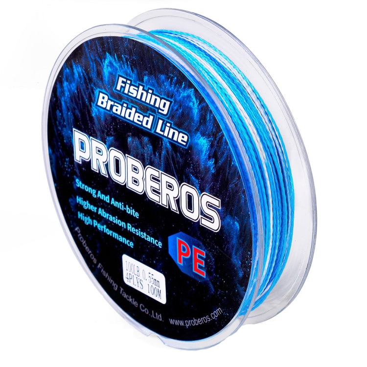 2 PCS PROBEROS 4 Edits 100M Strong Horse Fish Line, 0.6 / 10LB, 1.0 / 15LB, 1.5 / 20LB, 3.0 / 30LB, 4.0 / 40LB, 5.0 / 50LB, 6.0 / 60LB, 7.0 / 70lb, 8.0 / 80lb, 9.0 / 90lb, 10.0 / 100LB