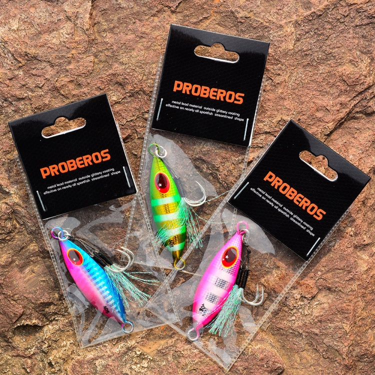 PROBEROS LF105 Sea Fishing Metal Road Bait, 10g, 20g, 30g, 40g, 60g