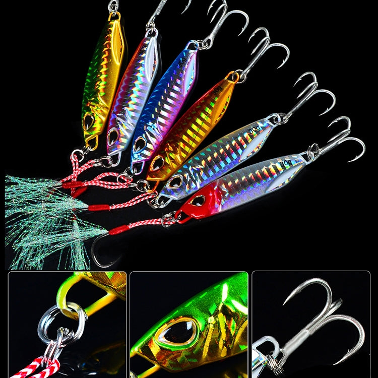 PROBEROS Iron Plate Lead Fish Far-Fluoch Metal Road Bait, 10G, 15G, 20G, 30G, 40G, 50G