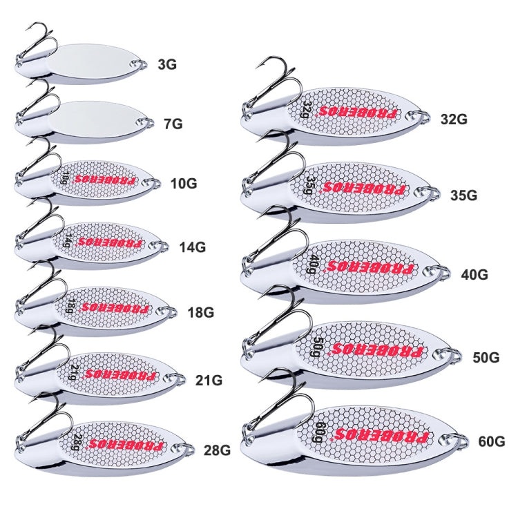 PROBEROS DW342 Lure VIB Metal Sequins, 2 PCS 3g, 5 PCS 7g, 5 PCS 10g, 2 PCS 14g, 2 PCS 18g, 21g, 2 PCS  28g, 32g, 2 PCS  35g, 40g, 2 PCS 50g, 60g