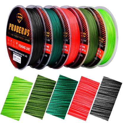 PROBEROS 8 Edited 100M Majestic Horse Fish Line, 0.4 / 6LB, 0.6 / 8LB, 0.8 / 10LB, 1.0 / 15LB, 1.5 / 20LB, 2.0 / 30LB, 3.0 / 40LB, 4.0 / 50LB, 5.0 / 60LB, 6.0 / 70LB, 7.0 / 80LB, 10.0 / 100LB, 13.0 / 120LB