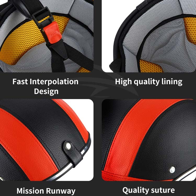 BSDDP A0322 Summer Half Helmet Lightweight Safety Helmet, BSDDP A0322 (Black), BSDDP A0322 (Blue), BSDDP A0322 (Red), BSDDP A0322 (Orange), BSDDP A0322 (Black Lattice)