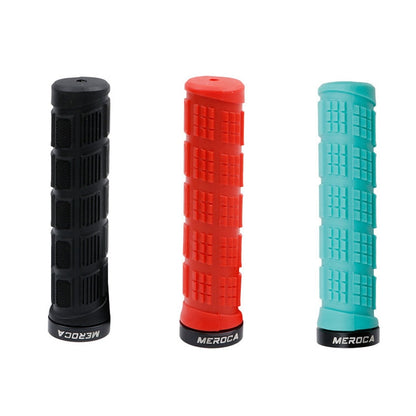 MEROCA Mountain Bike Anti-slip Shock Absorber Riding Grip Cover, Style:, One Side Lock ME38 Black, One Side Lock ME38 Red, One Side Lock ME38 Sky Blue, Bilateral Lock Thread ME15 Black, Bilateral Lock Thread ME15 Red, Bilateral Lock Thread ME15 Green��...