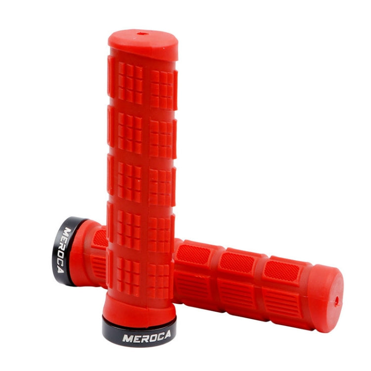 MEROCA Mountain Bike Anti-slip Shock Absorber Riding Grip Cover, Style:, One Side Lock ME38 Black, One Side Lock ME38 Red, One Side Lock ME38 Sky Blue, Bilateral Lock Thread ME15 Black, Bilateral Lock Thread ME15 Red, Bilateral Lock Thread ME15 Green��...