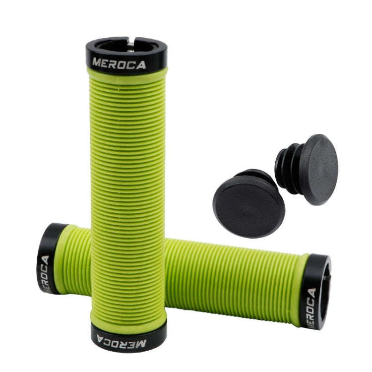 MEROCA Mountain Bike Anti-slip Shock Absorber Riding Grip Cover, Style:, One Side Lock ME38 Black, One Side Lock ME38 Red, One Side Lock ME38 Sky Blue, Bilateral Lock Thread ME15 Black, Bilateral Lock Thread ME15 Red, Bilateral Lock Thread ME15 Green��...