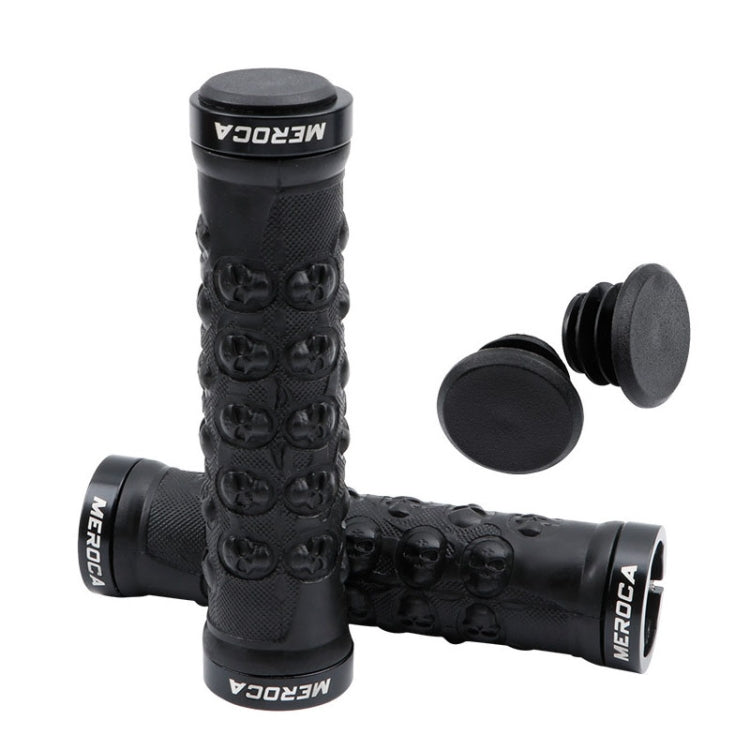 MEROCA Mountain Bike Anti-slip Shock Absorber Riding Grip Cover, Style:, One Side Lock ME38 Black, One Side Lock ME38 Red, One Side Lock ME38 Sky Blue, Bilateral Lock Thread ME15 Black, Bilateral Lock Thread ME15 Red, Bilateral Lock Thread ME15 Green��...