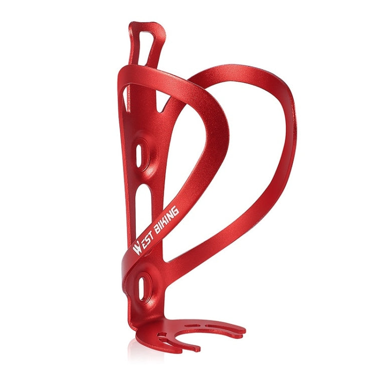 WEST BIKING Bicycle Aluminum Beverage Bottle Holder, Black, Red, Colorful