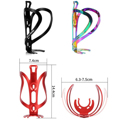 WEST BIKING Bicycle Aluminum Beverage Bottle Holder, Black, Red, Colorful