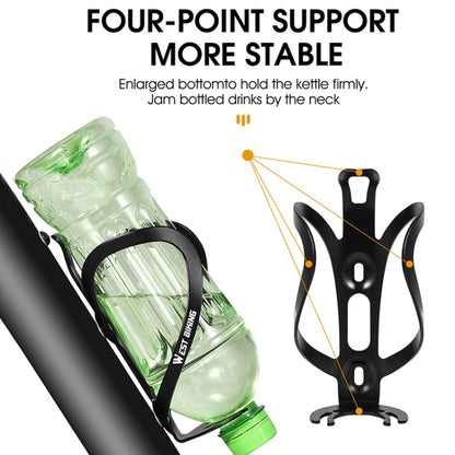 WEST BIKING Bicycle Aluminum Beverage Bottle Holder, Black, Red, Colorful