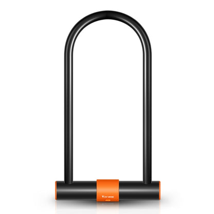 WEST BIKING Bicycle Carbon Steel Anti-Shear Anti-Theft U-Lock, Only Lock, Lock+Cable