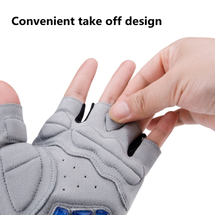 GIYO S-14 Bicycle Half Finger Gloves GEL Shock Absorbing Palm Pad Gloves, S, M, L, XL, XXL