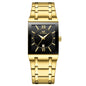 FNGEEN 3627 Waterproof Calendar Men Square Watch, Full Gold Black Surface, Full Gold Gold Surface, Black Belt Rose Shell Black Surface, Black Belt Gold Shell Black Surface, Black Belt Black Shell Black Surface, White Steel White Surface����������������...