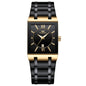 FNGEEN 3627 Waterproof Calendar Men Square Watch, Full Gold Black Surface, Full Gold Gold Surface, Black Belt Rose Shell Black Surface, Black Belt Gold Shell Black Surface, Black Belt Black Shell Black Surface, White Steel White Surface����������������...
