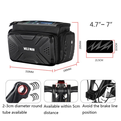 WILD MAN GS6 4L Outdoor Cycling Waterproof Bicycle Bag, GS6