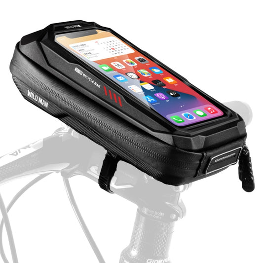 WILD MAN X3 0.5L EVA Hard Shell Bicycle Touch Screen Phone Bag, X3  0.5L (Red), X3  0.5L (Black)