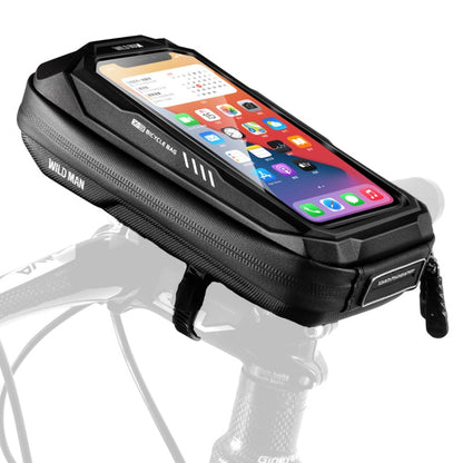 WILD MAN X3 0.5L EVA Hard Shell Bicycle Touch Screen Phone Bag, X3  0.5L (Red), X3  0.5L (Black)
