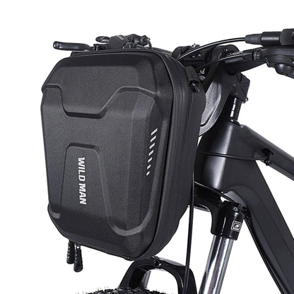 WILD MAN E8 3L Bicycle EVA Hard Shell Head Bag, E8 (Black)