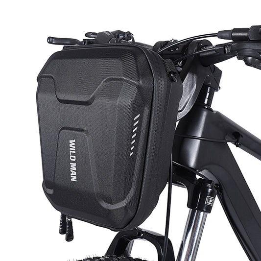 WILD MAN E8 3L Bicycle EVA Hard Shell Head Bag, E8 (Black)