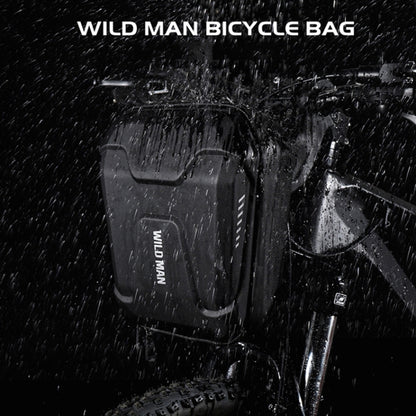 WILD MAN E8 3L Bicycle EVA Hard Shell Head Bag, E8 (Black)