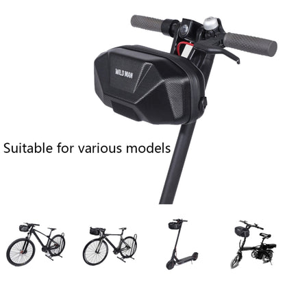 WILD MAN X9 3.5L EVA Hard Shell Bicycle Head Waterproof Bag, X9 3.5L (Black)