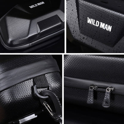 WILD MAN X9 3.5L EVA Hard Shell Bicycle Head Waterproof Bag, X9 3.5L (Black)