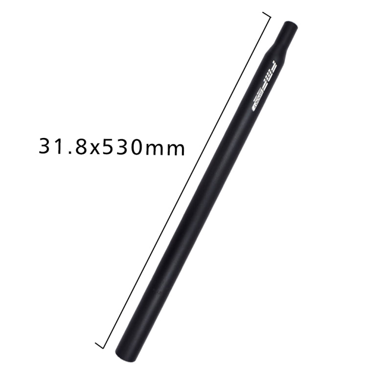 FMFXTR Aluminum Alloy Mountain Bike Extended Seat Post, Specification:, 31.8x530mm (Black), 33.9x550mm (Black)