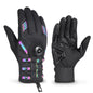 WEST BIKING Cycling Breathable Long Finger Self-locking Gloves with Buckle, M, L, XL, 2XL
