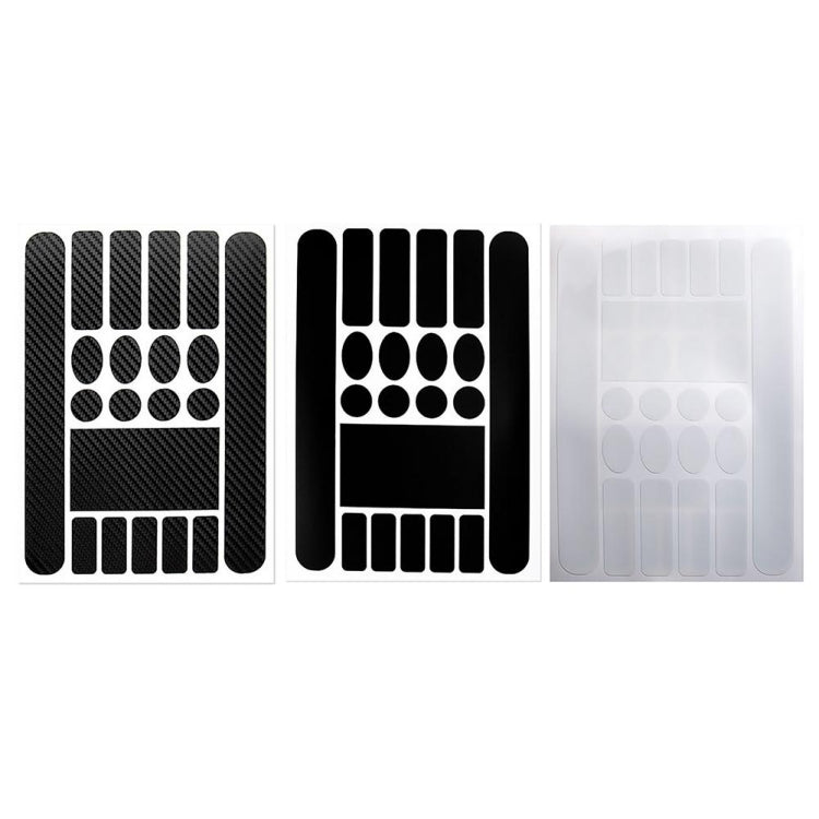 FMFXTR Bicycle Protection Chain Sticker Front Fork Protective Film, Color: Carbon Fiber, Carbon Fiber, Matt Color, Transparent