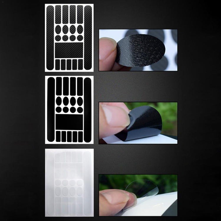 FMFXTR Bicycle Protection Chain Sticker Front Fork Protective Film, Color: Carbon Fiber, Carbon Fiber, Matt Color, Transparent