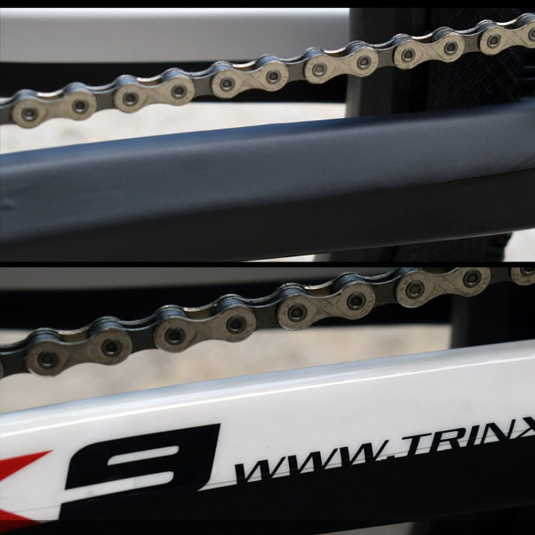 FMFXTR Bicycle Protection Chain Sticker Front Fork Protective Film, Color: Carbon Fiber, Carbon Fiber, Matt Color, Transparent